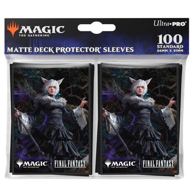 Techzone Geelong Magic the Gathering - FINAL FANTASY 100ct Deck Protector Sleeves Commander B MtG